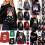 (Red Strap Joy,2XL)Damen Weihnachtspullover Pulli lockeres Sweatshirt Damen Weihnachtskleid Tops Bluse 5