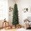 Homcom HOMCOM Slim Gracious Pine Xmas Tree with 904 Branch Tips, Green 9