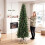 Homcom HOMCOM Slim Gracious Pine Xmas Tree with 904 Branch Tips, Green 3