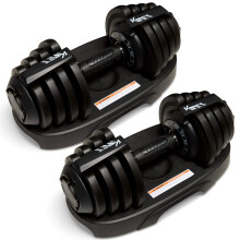 KM-Fit Adjustable Dumbbells Set of 2 12.5 kg