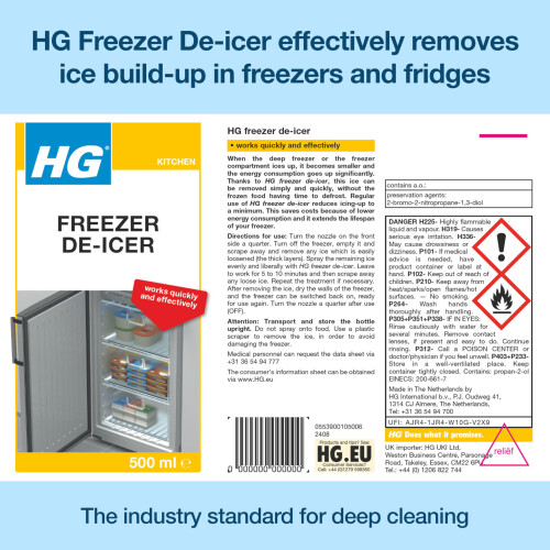 HG HG Fridge Freezer De-Icer | Defrost Freezers & Refrigerators Fast | 500ml 1