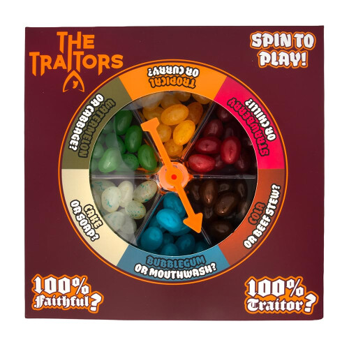 The Traitors Jellybean Spinner Game, Assorted Flavour, 100 g 1