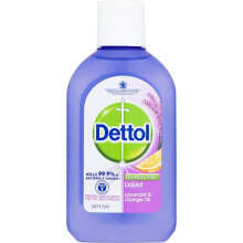 Dettol, Disinfectant Liquid, Lavender and Orange Oil, 500ml, Multipurpose, Non-B