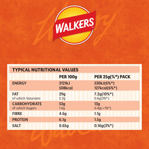 Walkers Walkers Roast Chicken Multipack Crisps 6x25g 1