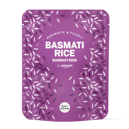 by Amazon Basmati Rice Pouch, 250g