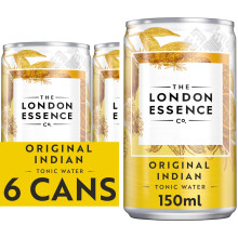 The London Essence Co. Original Indian Tonic, Premium Cocktail Mixer, 150ml, Pac