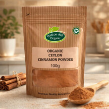Organic Ceylon Cinnamon Powder 100g by Hatton Hill Organic