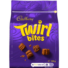 Cadbury Milk Chocolate Twirl Bites, Sharing Bag, 100 g (Pack of 1)
