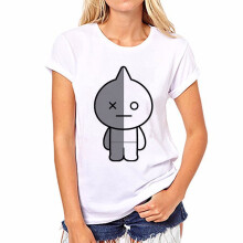 (VAN ,M)Kpop Bt21 Bangtan Boys Jimin Jin V Tshirt Bts Chimmy Tata Rj Shooky Tee Cooky