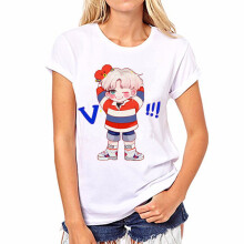 (V,M)Kpop Bt21 Bangtan Boys Jimin Jin V Tshirt Bts Chimmy Tata Rj Shooky Tee Cooky