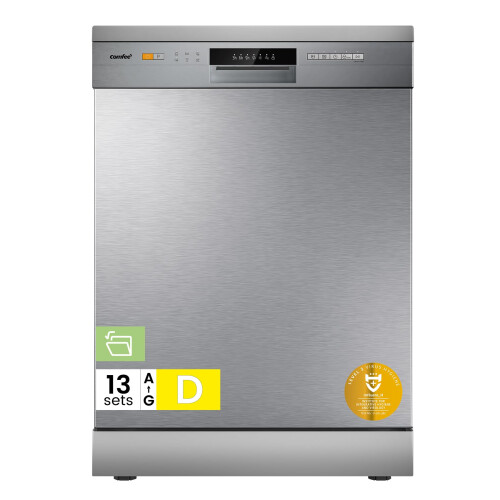 COMFEE' Dishwasher Freestanding, 13 Place Settings, 60cm, Silver