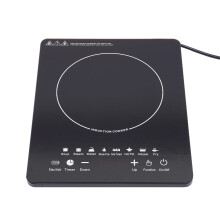 Single Induction Hob 1450W, Camping Induction Hob Portable for Home Kitchens Backyard Cooking, 28x35x6cm, Touch 8-Speed, LED Display, with Timer