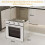 Disaenvir Electric Oven 60L with Plug, Built-In Single Oven 6 Functions 8