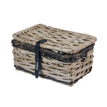 Panier avant avec couvercle - BASIL - Basil Dijon S - Beige / gris-noir - Adulte - Écologique & élégant