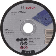 BOSCH tasapohjainen leikkauslevy Metalleille 125X2.5 MM - 2608603166