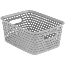 Caixa de armazenamento cinza - Curver - 26x19x10 cm - Plástico