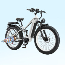 Electric Bike K801 Full suspension 48V 32AH E-Bike 200kg