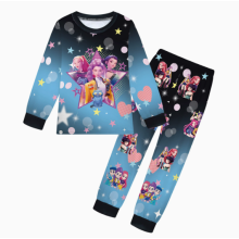 (Black, 110) Kids Girls KPOP Demon Hunter Pyjamas Set Sleepwear Outfit Nightwear Gifts