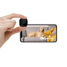 AOBOCAM Mini Spy Hidden Camera 1080P, WiFi Security Camera with App, Motion Detection, Battery Power, Night Vision, SD Card & Cloud Storage for