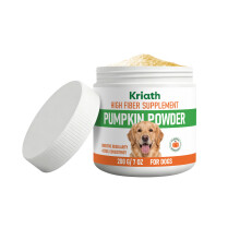 Kriath Dog Pumpkin Powder gently supplements dietary intestinal regulation and cares for dogs' gastrointestinal