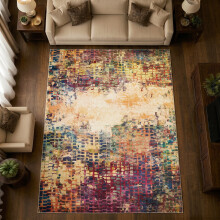 (240 x 320 cm (8 ft x 10 ft 6 in) _ Extra Large Rugs Carpets For Living Room Bedroom Indoor Outdoor R, Vibrant) Extra Large Traditional Rugs Modern Carpet Doormat