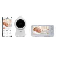 BEABA - Ecoute bébé vidéo Zen Smart Ai Blanc
