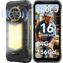 Smartphone - BLACKVIEW - ROCK 5 - 20000mAh - 108MP - IP69K (Robusto)
