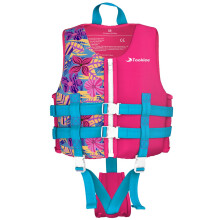 Swim Vest for Kids, 2-3 Years Premium Neoprene Swimming Float Vest, Toddlers Swim Buoyancy Aid with Safety Strap for Boys Girls - PINK/S (33-42 lb)