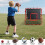 Double-Sided Football Rebounder Net Adjustable Folding Training Equipment 6