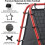 Double-Sided Football Rebounder Net Adjustable Folding Training Equipment 4