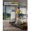 Abonow Walking Pad with Handle, Foldable Treadmill, 3.0 HP, 120 kg Capacity 5