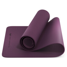 Non-Slip 6mm TPE Yoga Mat with Carry Strap for Home, Gym & Travel