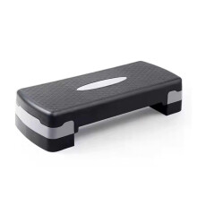 KARAN KING Fitness Stepper - Adjustable 2 Step Level Heights (10,15 cm) for Home & Gym.