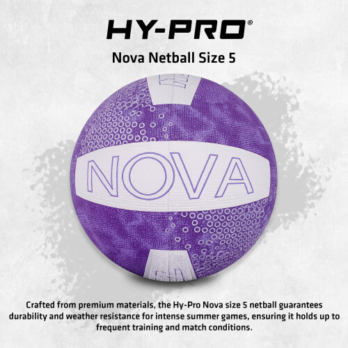 Hy-Pro Nova Netball Size 5 - with Enhanced Grip & Stylish Design 2