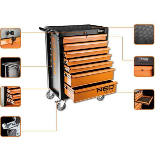 Servante d'atelier vide 7 tiroirs NEO TOOLS 84-222 1