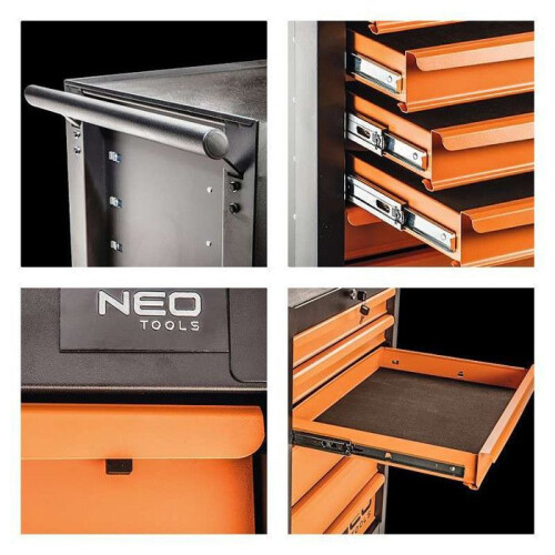 Servante d'atelier vide 7 tiroirs NEO TOOLS 84-222 2