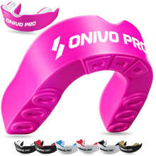 Dual Layer Sports Mouth Guard for Kids & Junior Below 11 Years, Premium Protection Gum Shield Kids with Case, Boil and Bite Mouthguard for Boxing, Ru