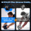 Ab Roller with Two Extra-Thick Non-Slip Knee Mat for Core Abs Rollout 2