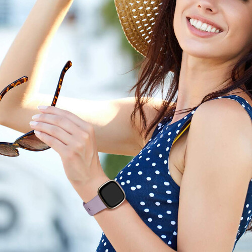 Oielai Silicone Strap for Fitbit Versa 4 /Versa 3 /Sense 2 /Sense 2