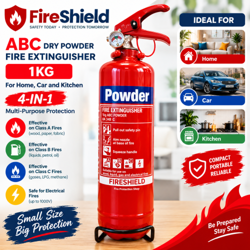 1kg ABC Dry Powder Fire Extinguisher