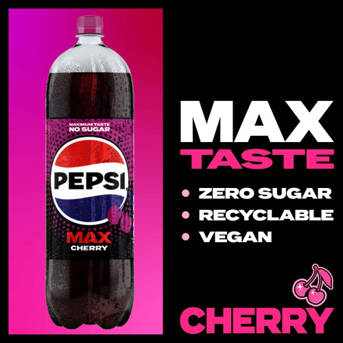 Pepsi Pepsi Max Cherry Cola | 2L Bottle 2