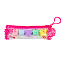 MushyKinz Keychain Bag Charm, 5 Piece Mini Taba Squishies, Styles Vary