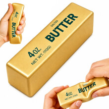 Limited Edition Golden Butter Squishy for Kids, Men And Women. Soft Squishy Toy For Anxiety & Stress Relief