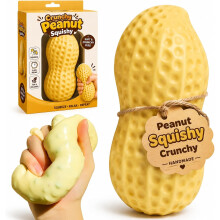 Crunchy Peanut Squishy Asmr Stress Ball Realistic Handmade Bar Peanut Shape