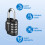 XShield 4-Digit Combination Padlock | Heavy-Duty Keyless Lock with 10,000 Code O 5