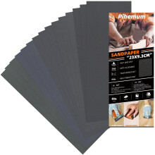 15 PCS Wet Dry Sandpaper 1000-5000 Grit Sheets for Polishing & Finishing