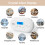 FUMIXTEX Carbon Monoxide Detector with LCD Display,CO Alarms Replaceable Battery 7