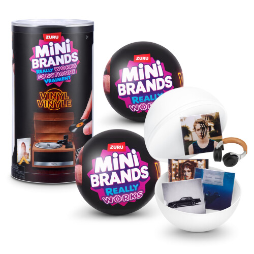 Mini Brands Mini Vinyls Capsule Series 1 (2 Pack) by ZURU