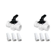 2X Three Way Valve Pool Swimming Pool Pump Connection Hose Fitting 4715 for for 32mm and 38mm Hoses Connection