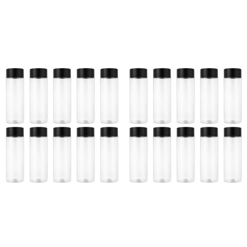 20 Stuks 400 Ml / 13,5 Oz Plastic Sapfles Transparant Grof Granen Opslagcontainer Drankfles